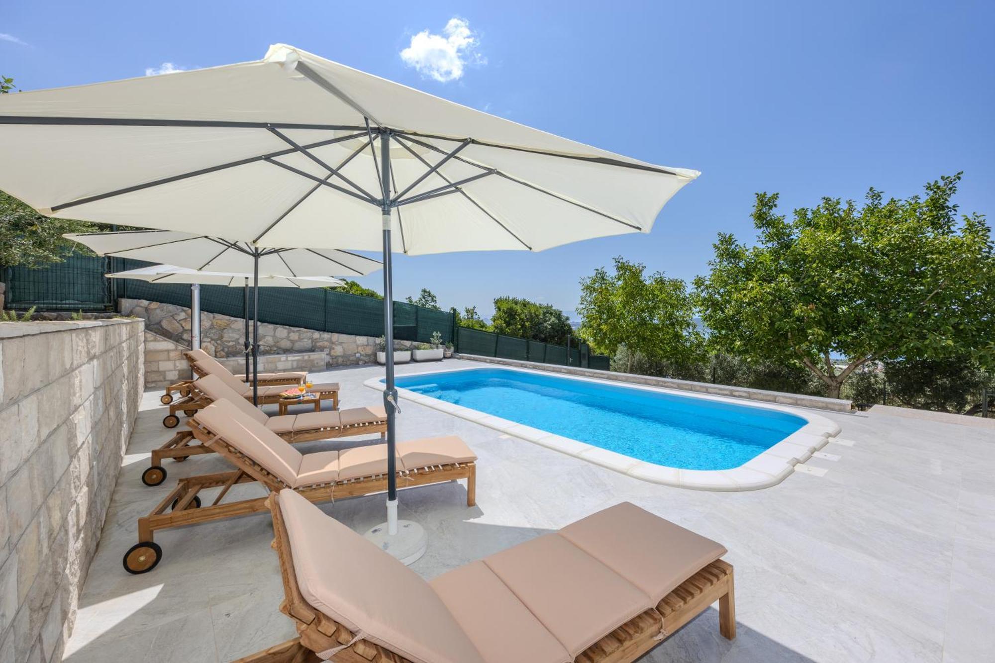 Private Villa Golden Hour With A View Of Split Area Kaštel Sućurac 외부 사진